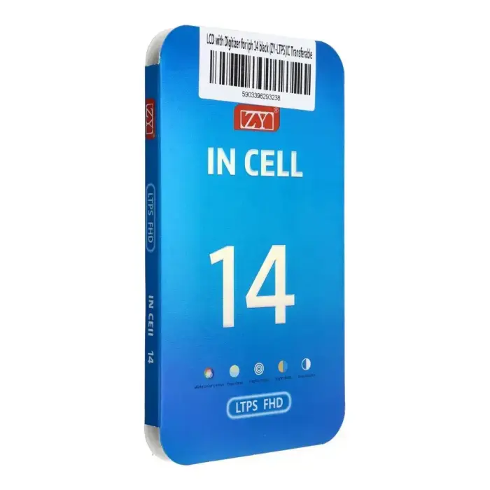 LCD ekrāns iPhone 14 ar digitizer, melns (ZY-LTPS) IC Transferable