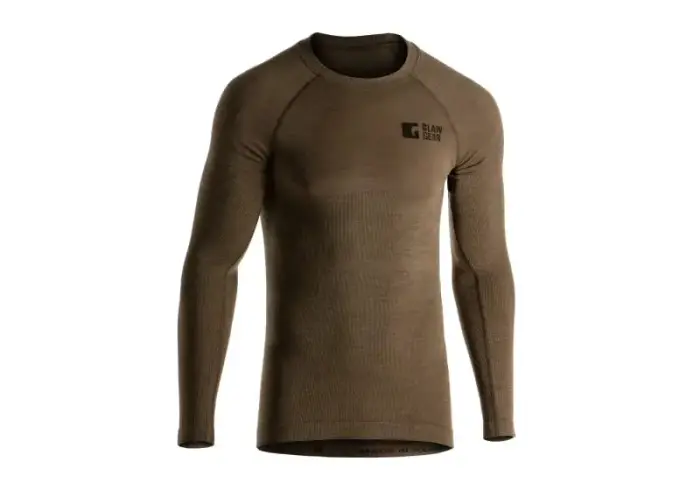 Merino Seamless Shirt LS (Stonegrey Olive, S)