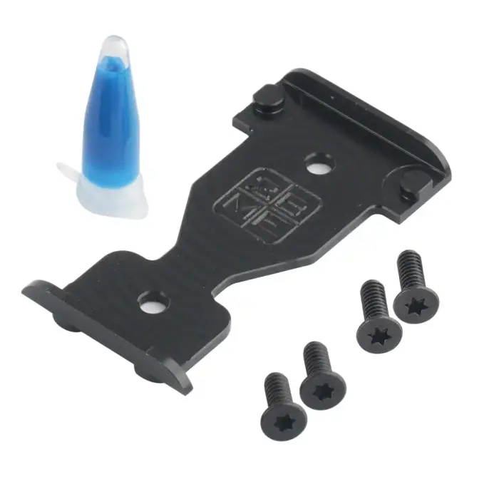 Mounting Plate 2BME for Glock Gen 6 for RMR/SRO/407C, 507C, 508T, 507 COMP, and Redwin Cobra RMR - Black - 2BME046