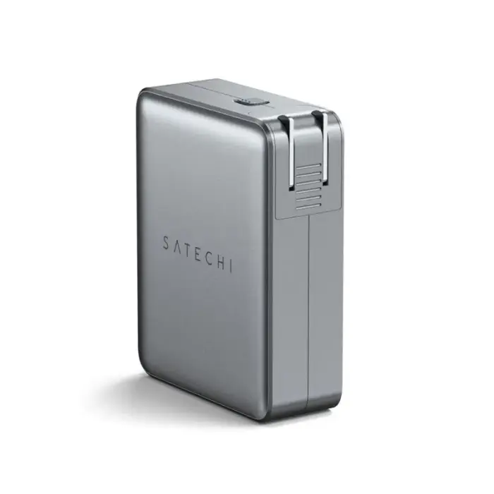 Satechi 4 portu GaN ceļojuma lādētājs - 145W ceļojuma lādētājs ar 4 kontaktligzdu adapteriem - US, UK, EU, AS (4x USB-C)