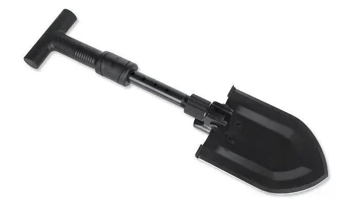 Schrade - Military Telescoping Folding Shovel - Black - SCHSH1