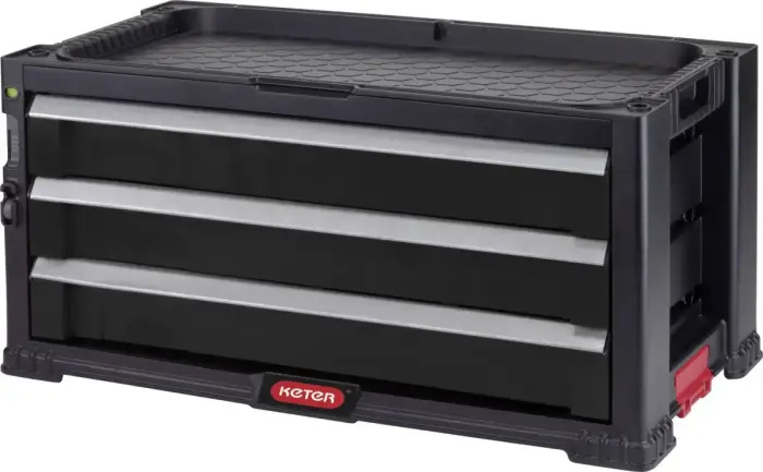 Tool Chest with 3 Drawers 56.2x28.9x26.2cm