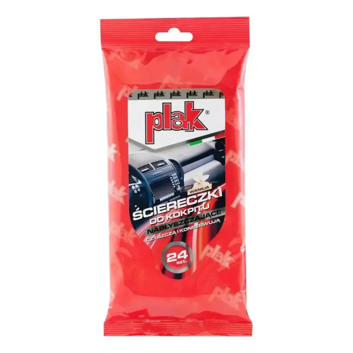 Salvetes salona plastmasai Cockpit 24 gab. – vaniļa