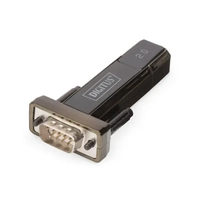 DIGITUS DA-70156 USB to RS-232 Serial Adapter – Black