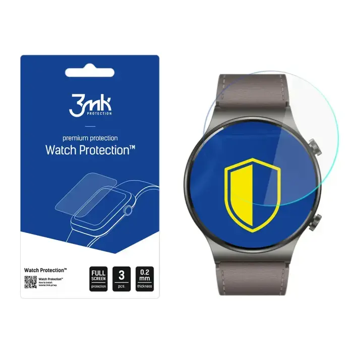 3mk Watch Protection™ FlexibleGlass Lite aizsargstikls/plēve Huawei Watch GT 2 Pro Classic