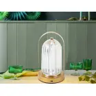 Night lamp table crystal led lantern touch — Photo 3
