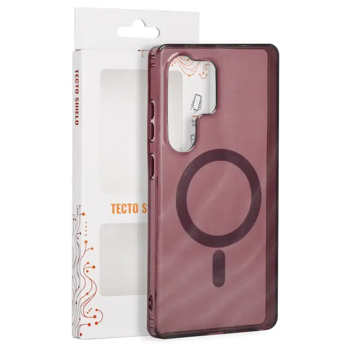 Tecto Shield Desert Mag case for Samsung Galaxy S25 Ultra mahogany