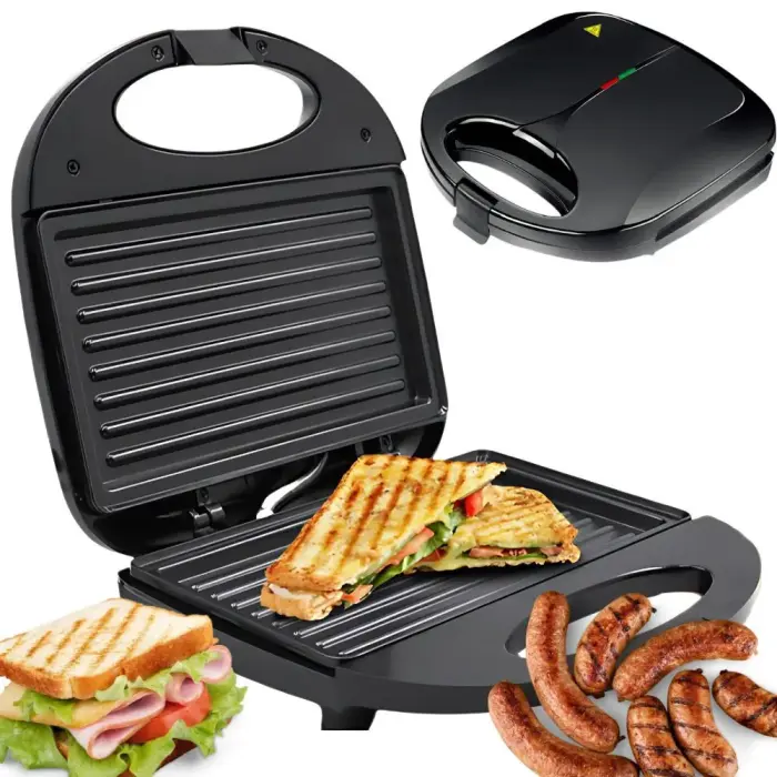 Contact grill for sandwiches, panini and tortillas, 750 W