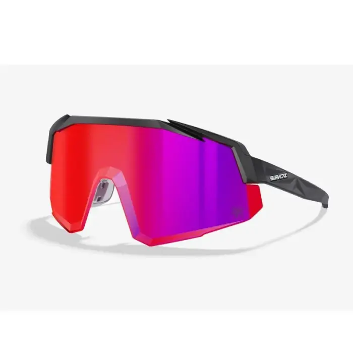 SUPACAZ ORBITRON Akiniai Matte Black, Fire Lazer