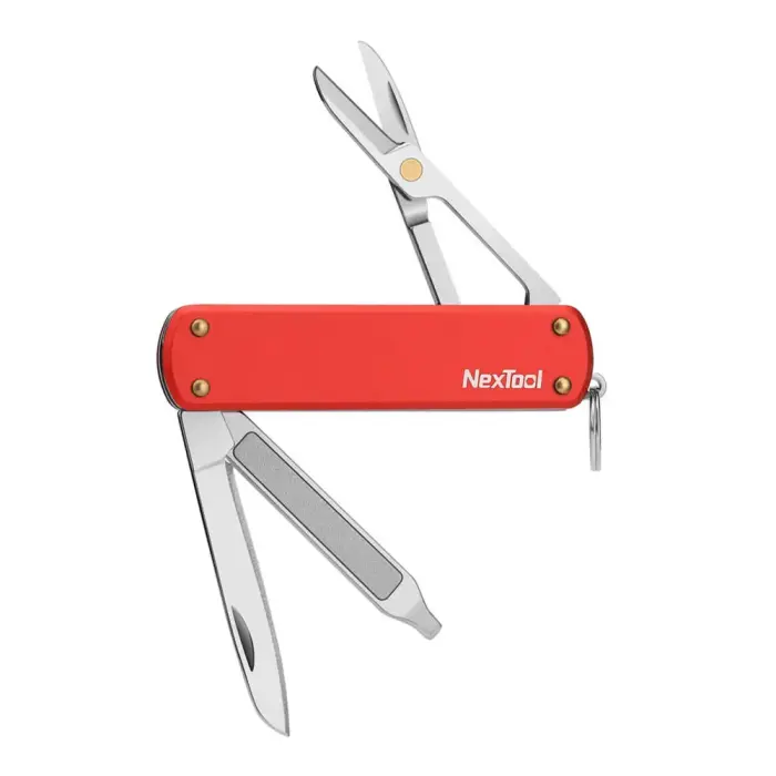 NexTool Mini Pocket Knife – 4 Tools – Red – NE0142-RED