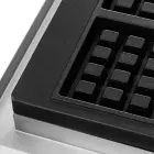 Double rectangular waffle maker for 4 Belgian waffles 2 x 2000 W — Photo 4
