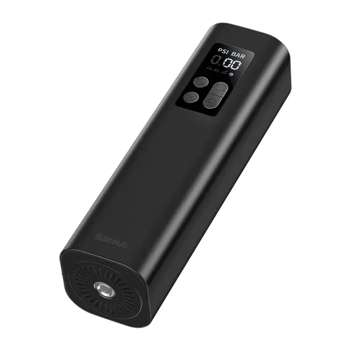 Baseus mini auto õhukompressor rehvipump 12V – must Photo