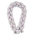 Cot Bumper Braid 200 cm Grey — Photo 3