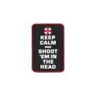 Kummist embleem „Keep Calm and Shoot“ — Foto 1