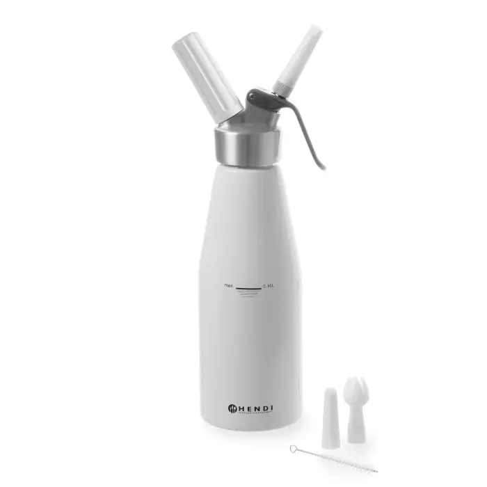 Saldo krējuma sifons Kitchen Line 1L + PIEDERUMI - Hendi 588376