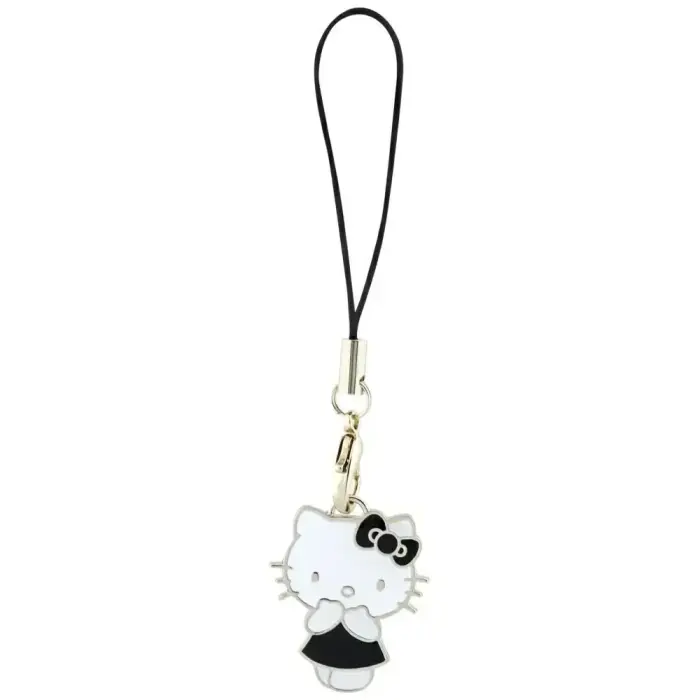 Hello Kitty Phone Strap HKCPMKK - Black