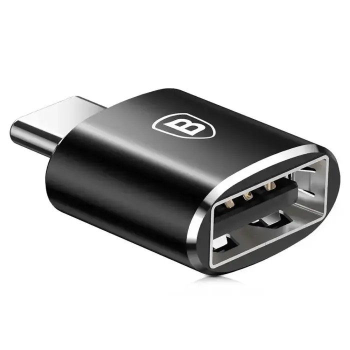 Baseus USB to USB Type-C Adapter 2.4A (Black) Photo