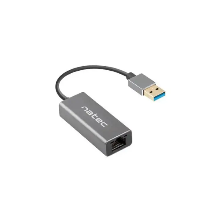 NATEC CRICKET 1GB USB 3.0 NETWORK ADAPTER WITH 1X RJ45 ON CABLE NNC-1924