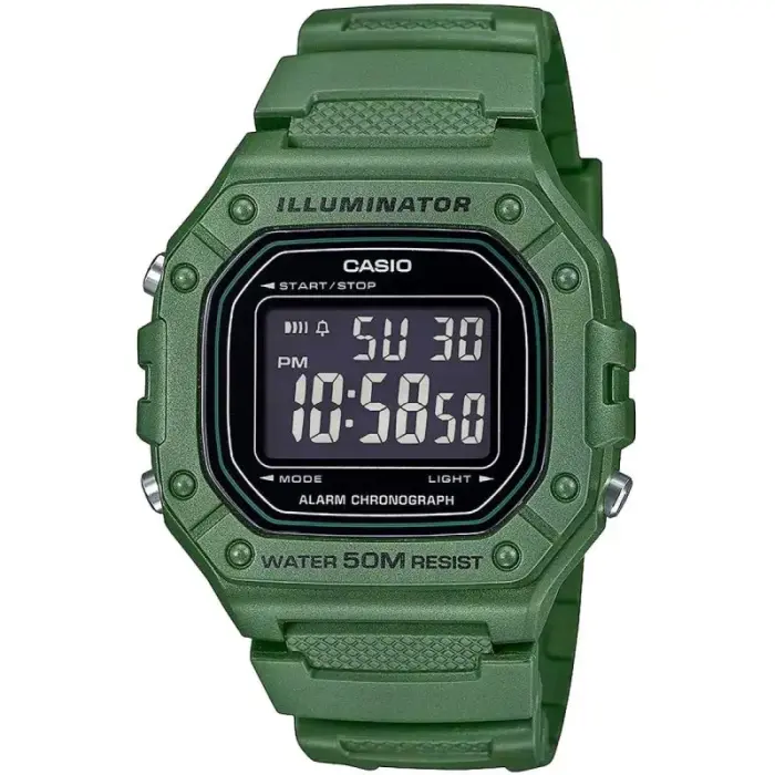 CASIO W-218H-3BVEF Unisex kell + BOX