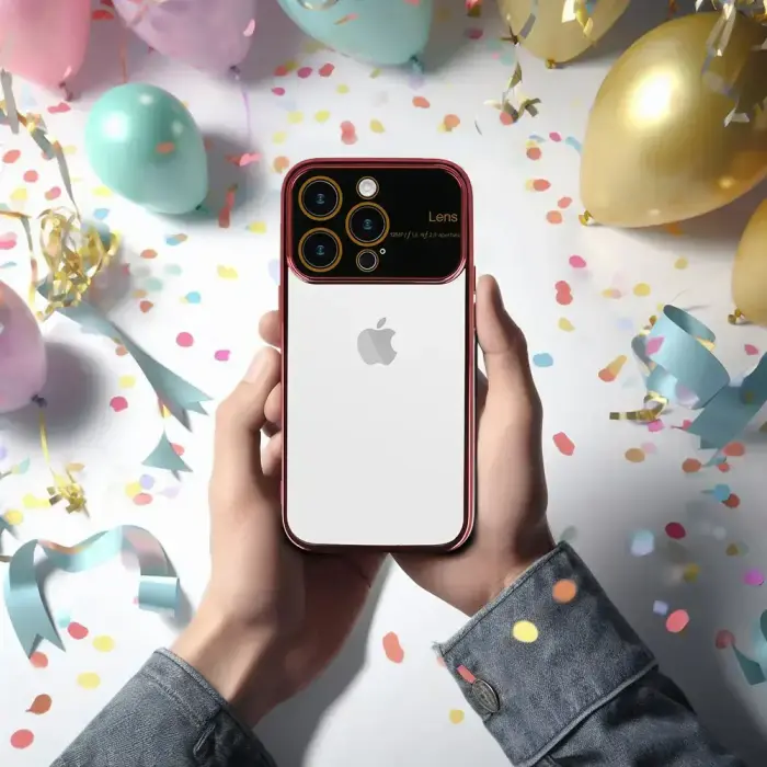 Electro Lens Case for Iphone 14 Cherry Photo