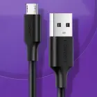 Kabel przewód micro USB - USB-A 25cm - czarny Foto 10