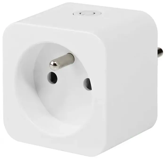 NEDIS Wi-Fi viedā kontaktligzda/ měřič výkonu/ 16A/ francouzský typ E/ Android/ iOS/ Nedis® SmartLife/ balta