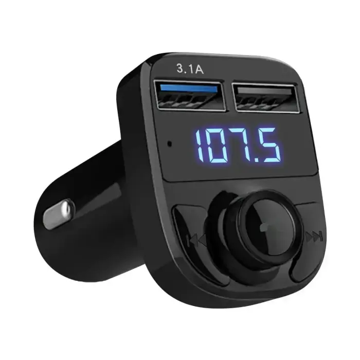 Goodbuy автомобильный FM-трансмиттер USB | Micro SD | с синим LED | 3.1A v2