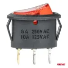 Eliptic switch 12V/230V (with red light) BU02 — Photo 2