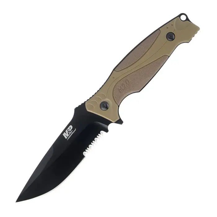 Smith & Wesson M&P M2.0 taktikaline nuga – 8Cr13MoV – FDE