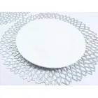 Round kitchen table mat openwork decorative table mat — Photo 7