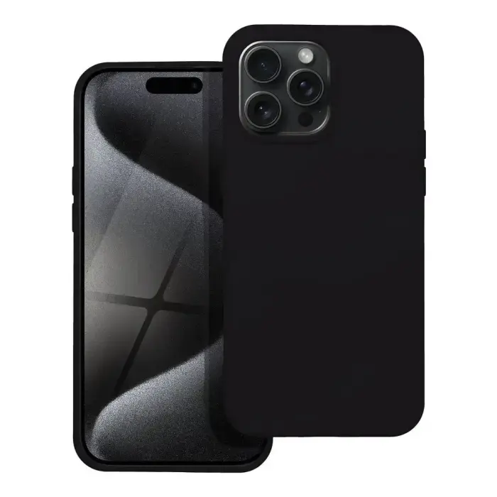 SILICONE case for iPhone 15 Pro Max black