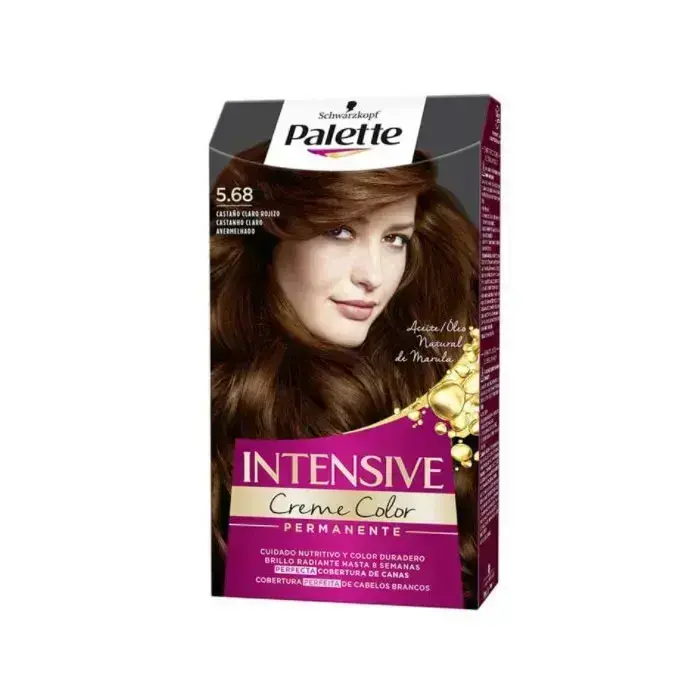 Schwarzkopf Palette Intensive Creme Color Matu krāsa 5.68 Gaiši sarkanbrūna