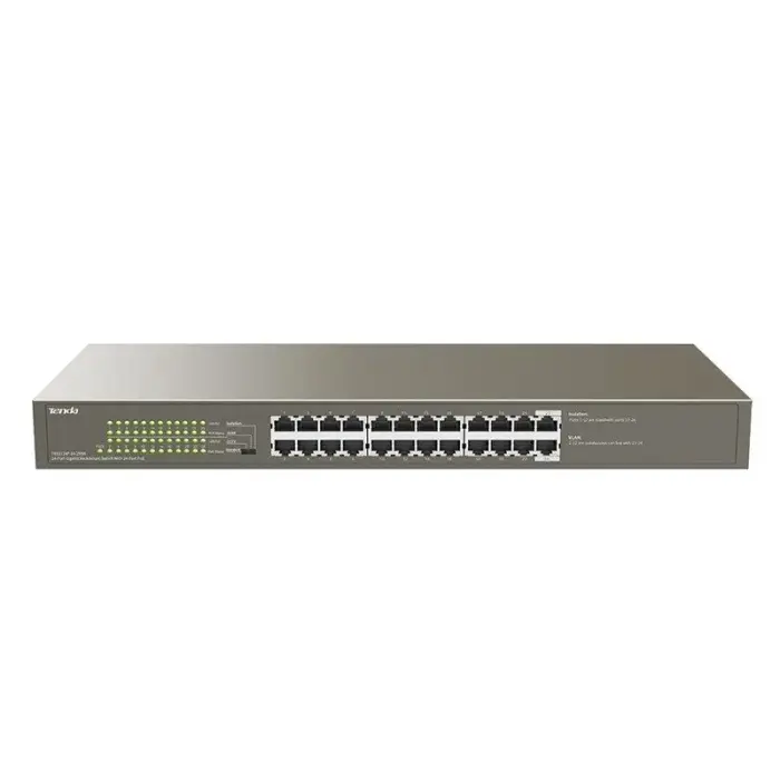 Tenda TEG1124P-24-250W Network Link Unmanaged Gigabit Ethernet (10/100/1000) Supports PoE