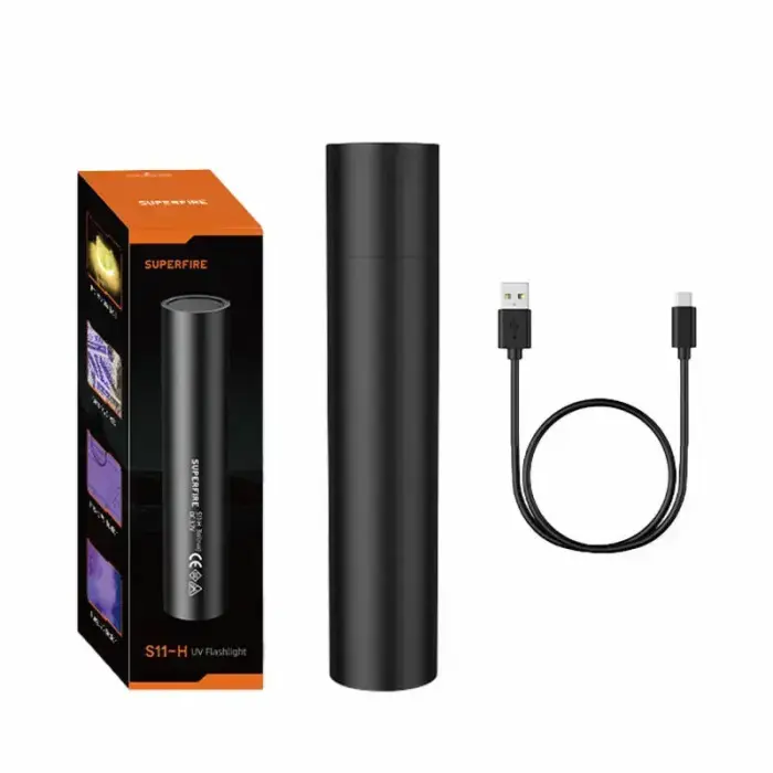 UV taskulamp Supfire S11-H, 365NM, USB-C