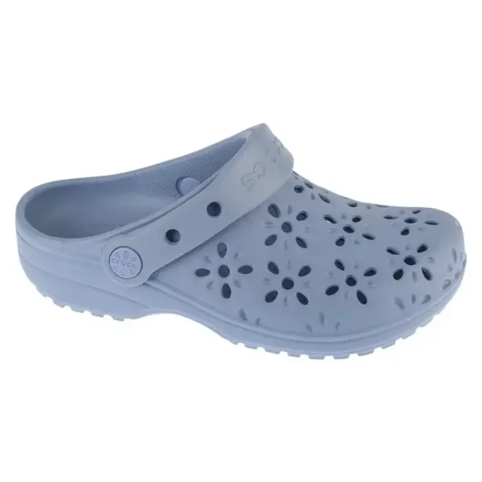 Crocs Classic Floral Cut Out Clog Kids 210943-453 Blue 29/30 - rozmiar_EU: 29/30