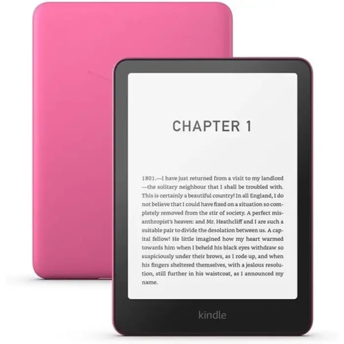 Ebook New Kindle Paperwhite (12th Generation) – 2024 release, 7-inch glare-free display, 16GB, Wi-Fi (Ad-supported), Raspberry