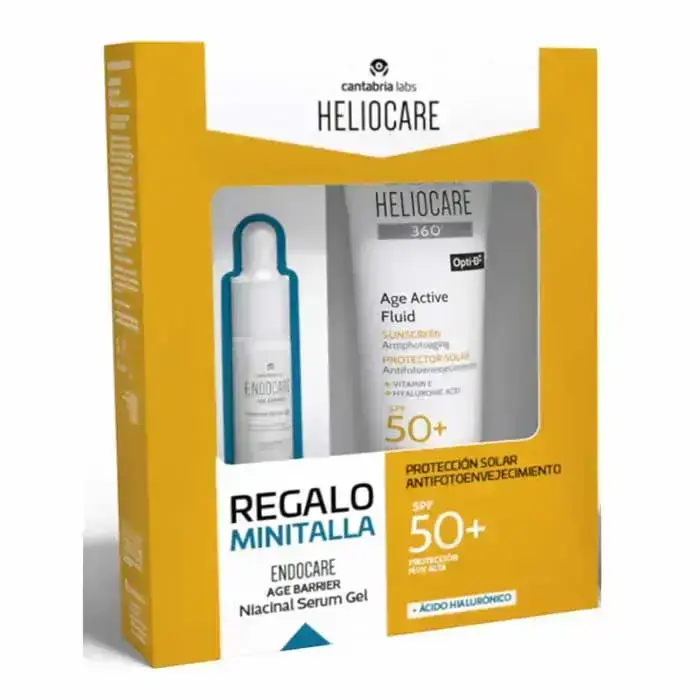 Heliocare Age Active Fluid Sunscreen Spf50+ 50ml Set 2 Pieces