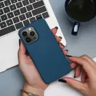 SILICONE case for iPhone 16 Plus blue — Photo 9