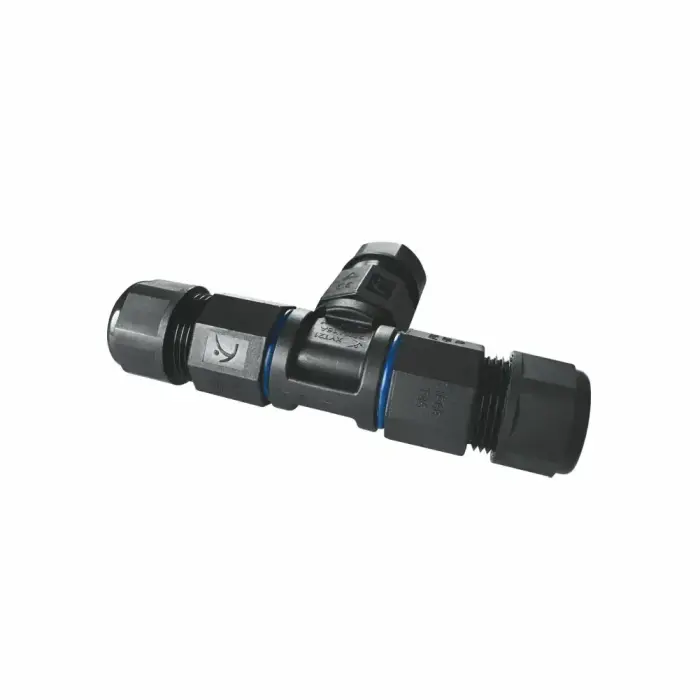 Sealed Cable Connector, 3-pole, 250V 16A, 0.5-2.5mm², IP68