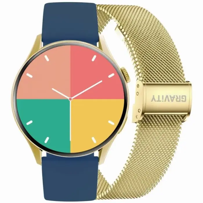 Išmanusis laikrodis Gravity Gold Strap + Bracelet GT11-4