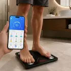 Bathroom analytical scale bluetooth glass lcd — Photo 5