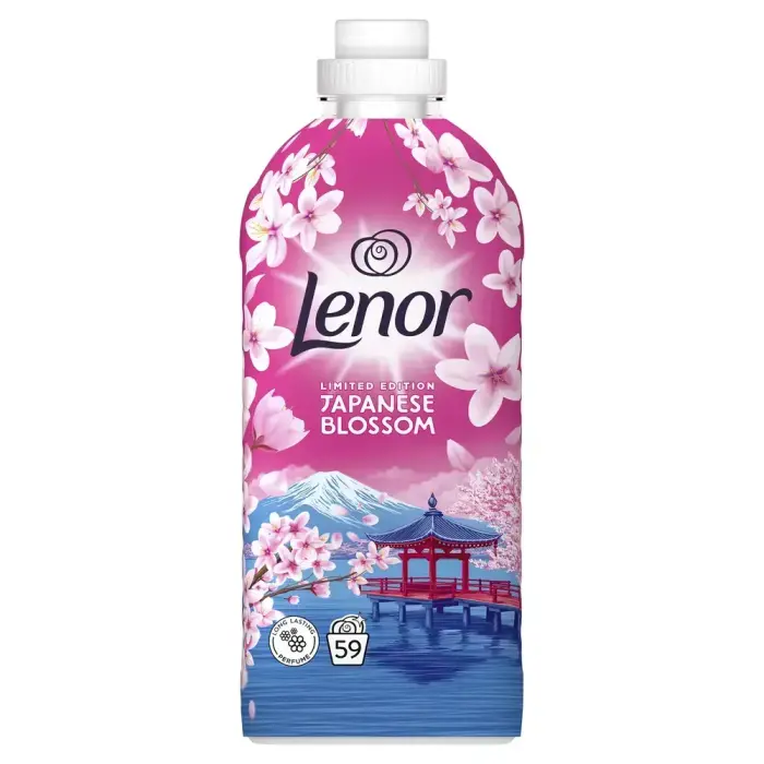Кондиционер для белья LENOR Japanese Blossom на 59 стирок, 1239 мл