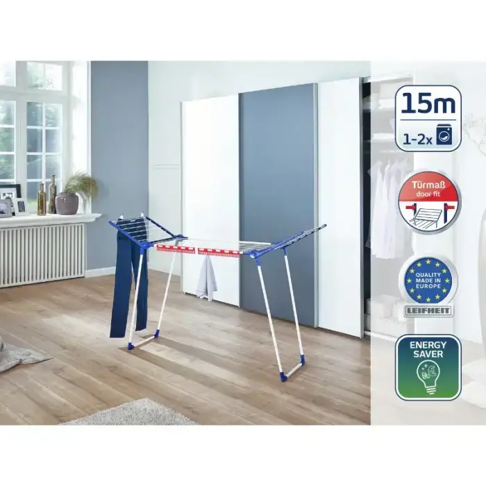 LEIFHEIT Veļas žāvētājs Pegasus 150 Solid Slim Foto 2