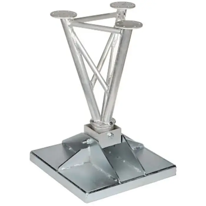 ARTICULATED BASE FOR LATTICE MASTS WITH GUY LEADERS MK-1.5/POD-G