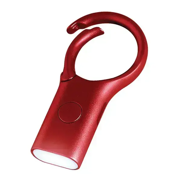 Lexon Nomaday Keychain with Flashlight dark red LL136DR Фото num