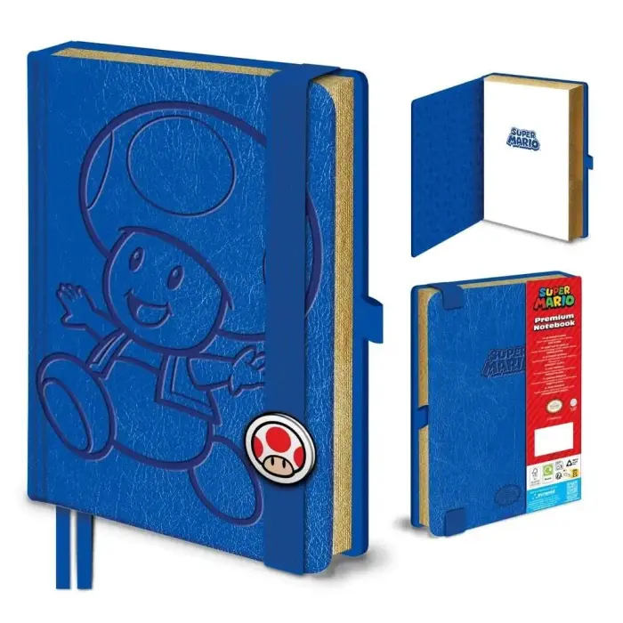 Super Mario Toad A5 märkmik