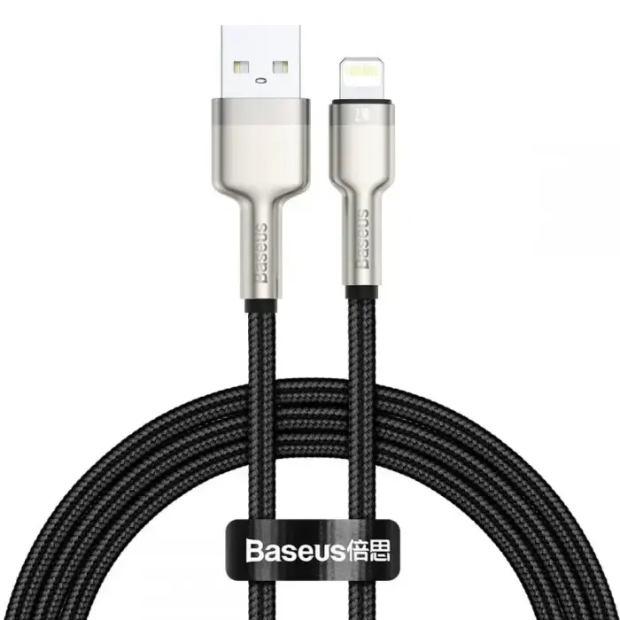 Кабель Baseus Cafule Series USB-A to Lightning 12W 0.25m - Черный