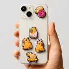 3D Sticker Capybara 5pcs set Фото num