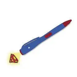 DC Comics Superman rašiklis su šviesa