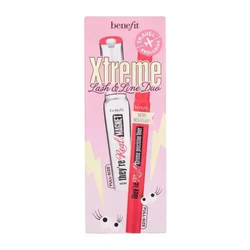 Benefit They're Real! Подарочный набор: Xtreme Precision Черная Подводка для Глаз 0.35мл + Тушь Magnet N65 Черная 8.5г